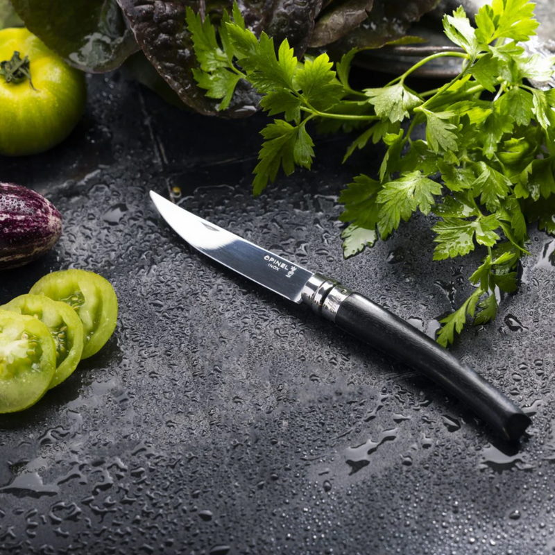 No.10 Effilé Stainless Steel Slim Folding Knife - Ebony