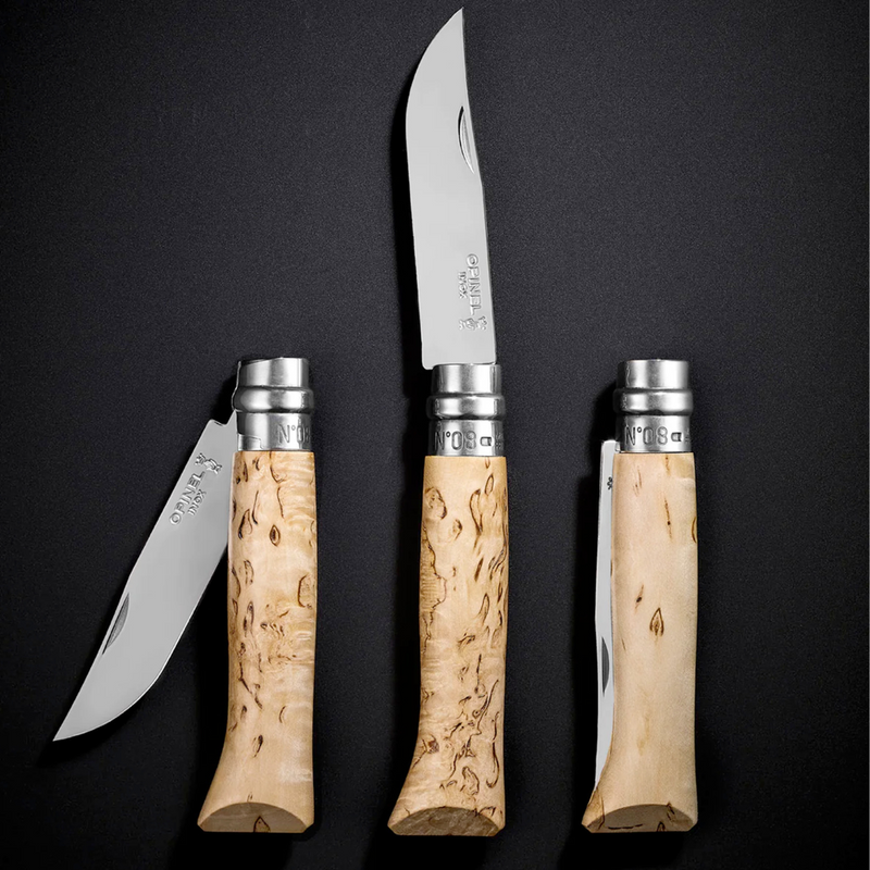 Limited Edition N°08 Curly Birch Folding Knife