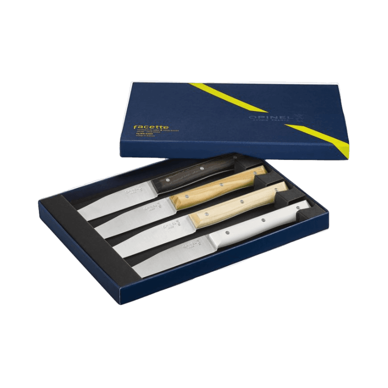 Facette Smooth Table Knives 4PC Set  - Mixed