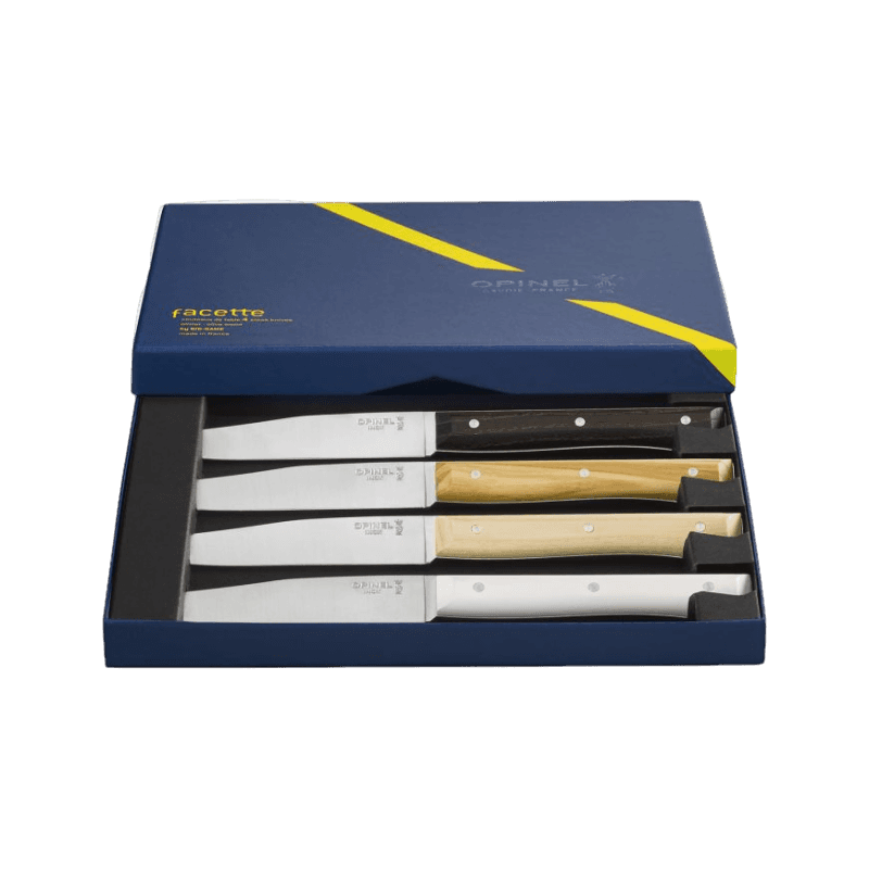 Facette Smooth Table Knives 4PC Set  - Mixed