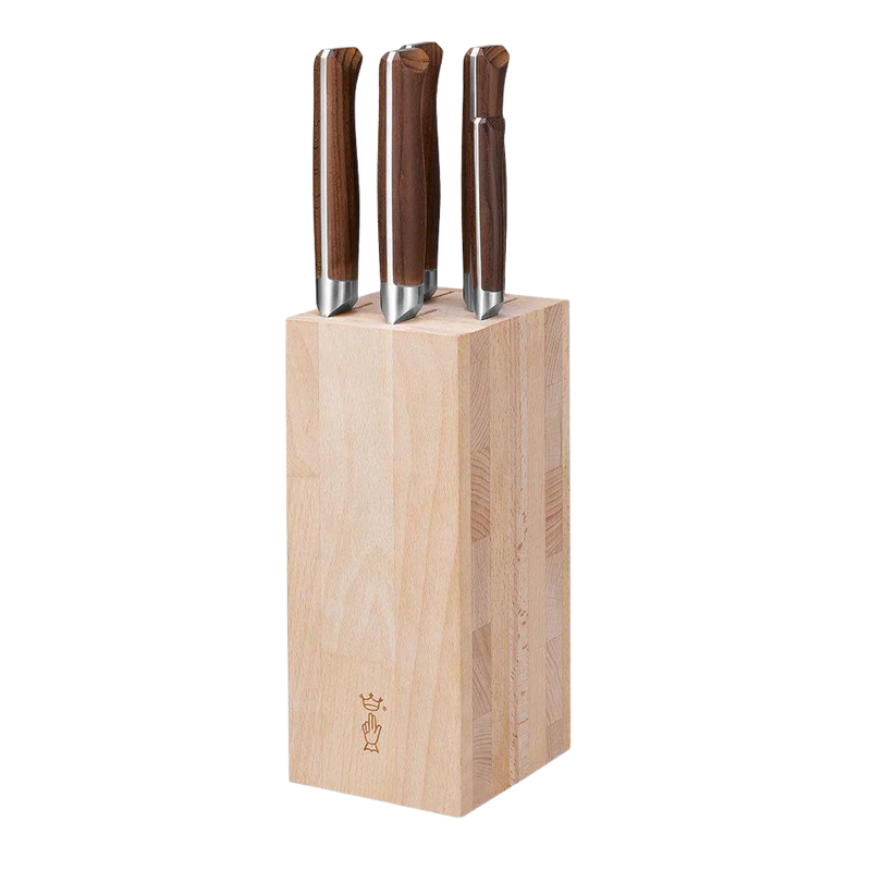 5-Slot Beech Wood Knife Block