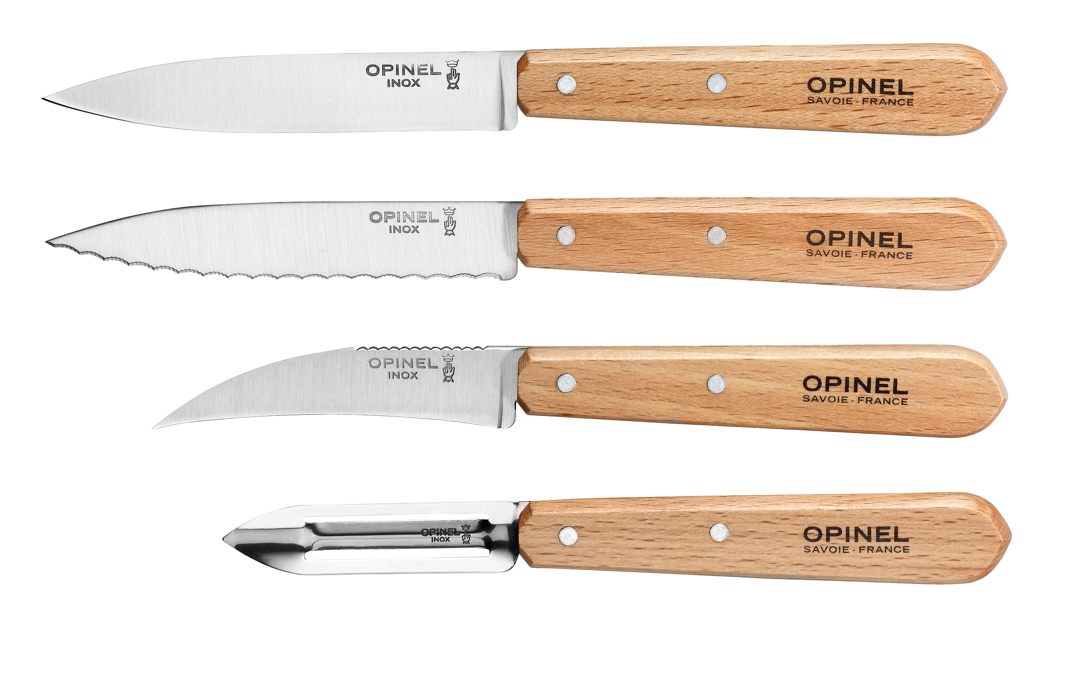 Opinel Les Essentials 4PC Kitchen Utility Set | Opinel Les Essentiels ...