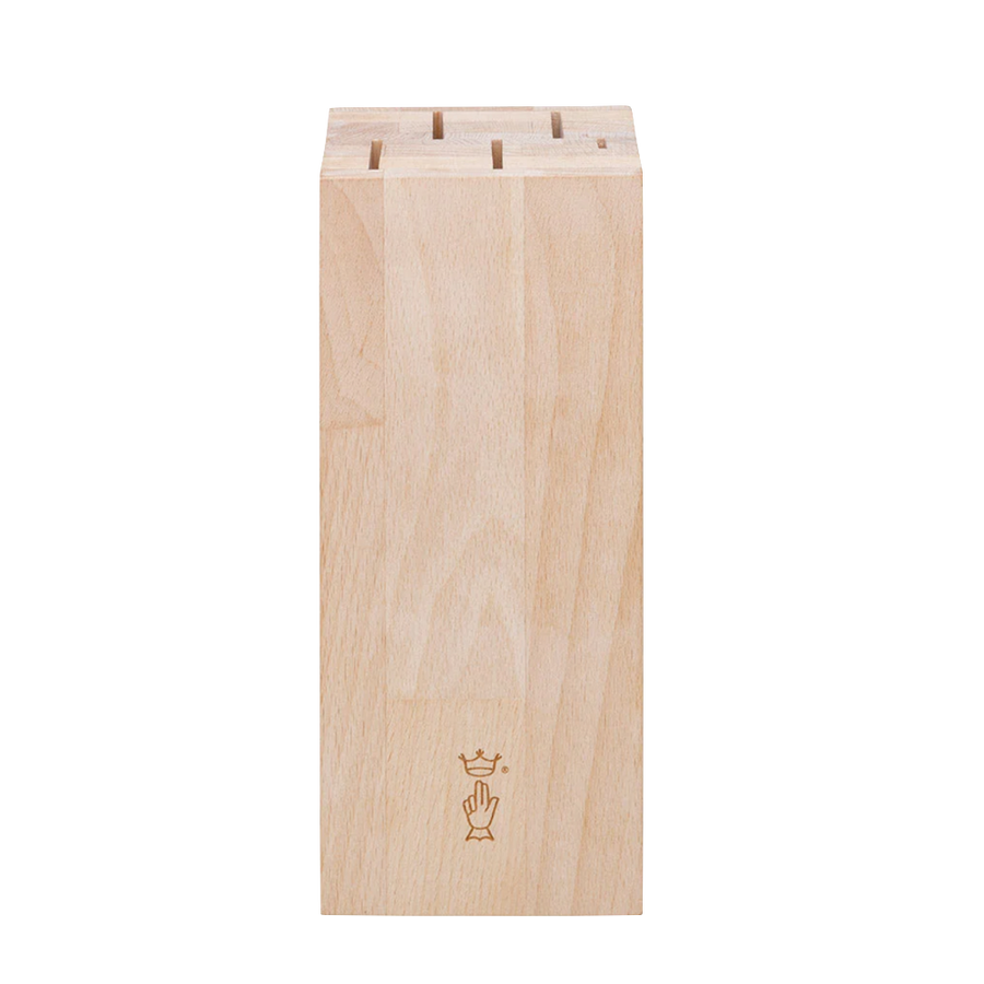 5-Slot Beech Wood Knife Block