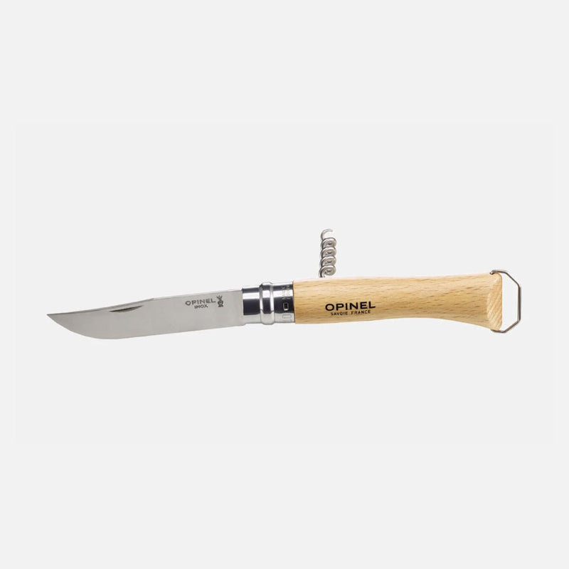 No. 10 Corkscrew Bottle Opener + Wooden Gift Box with Sheath