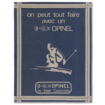 Opinel Kitchen Towel "On peut tout faire avec un Opinel" 50 x 70 cm