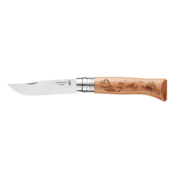 N°08 Limited Edition Engraved Handle Folding Knife - Alpine Adventures