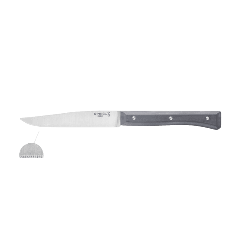 Facette Micro Serrated Table Knives 4PC Set  - Slate